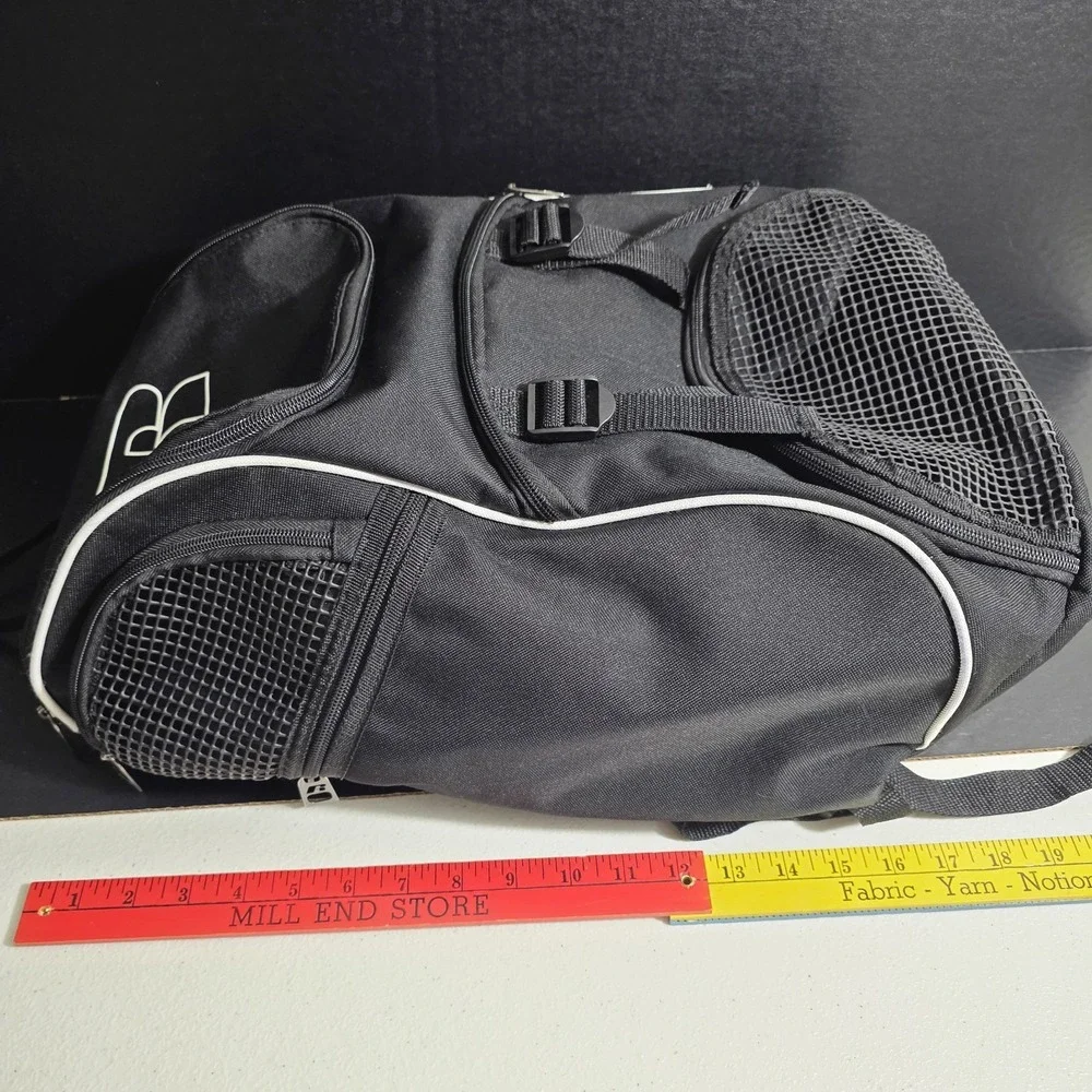 Russell‎ Athletic Black Basketball Soccer Ball Carrying Backpack
